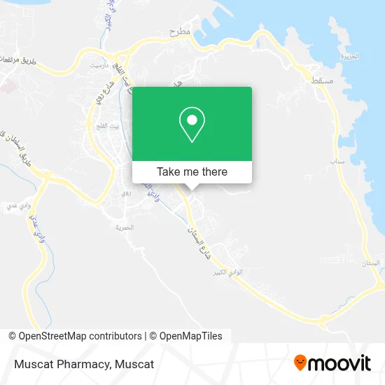 Muscat Pharmacy map