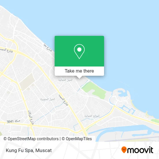 Kung Fu Spa map