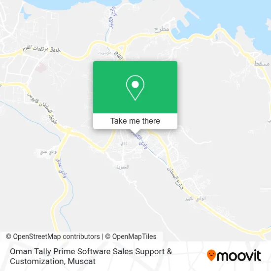 Oman Tally Prime Software  Sales Support & Customization map