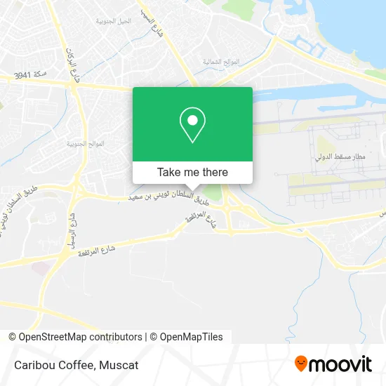 Caribou Coffee map