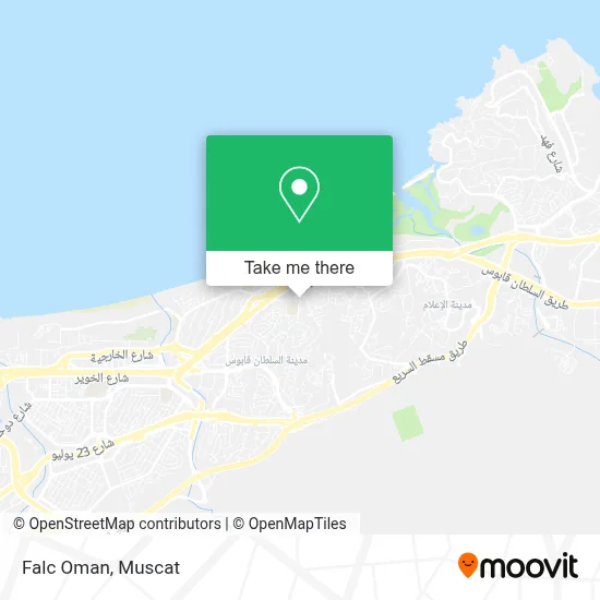 Falc Oman map