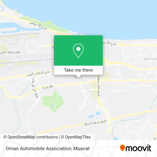 Oman Automobile Association map