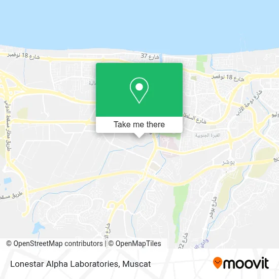 Lonestar Alpha Laboratories map