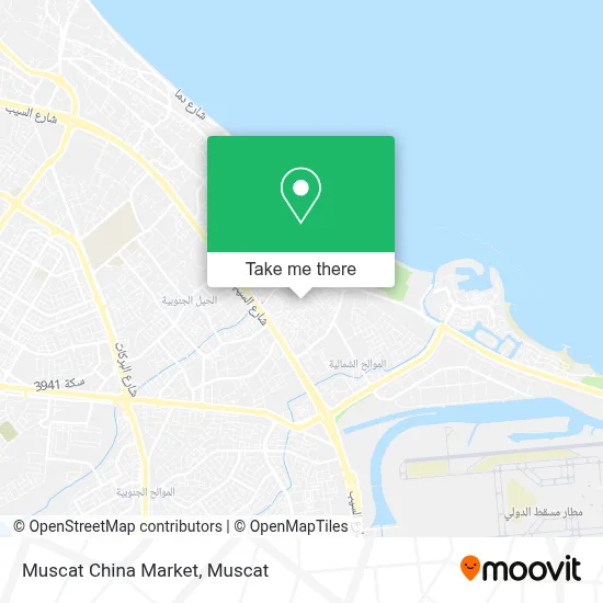 Muscat China Market map