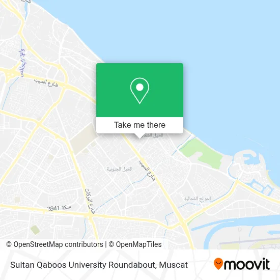 Sultan Qaboos University Roundabout map