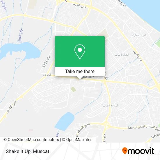 Shake It Up map