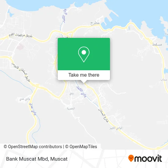 Bank Muscat Mbd map