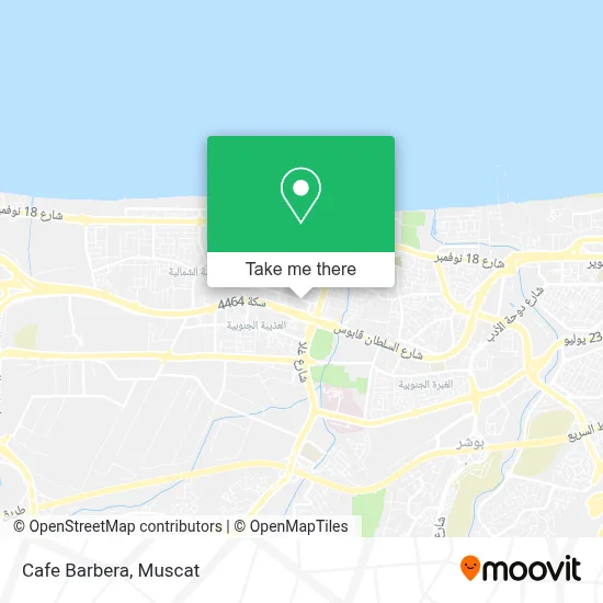 Cafe Barbera map
