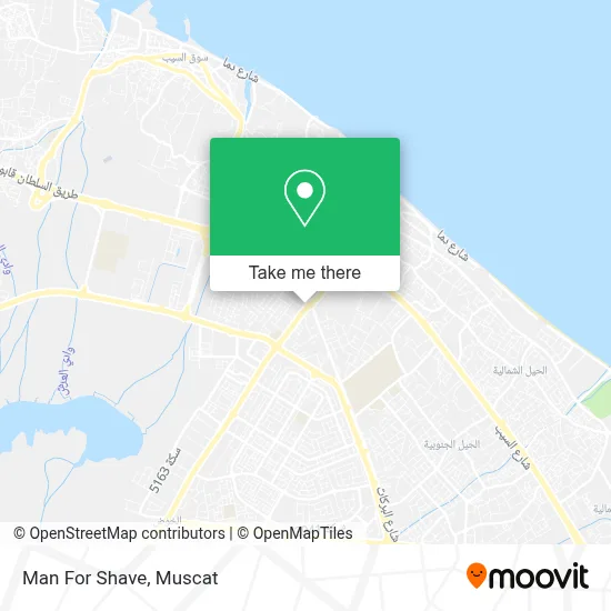 Man For Shave map