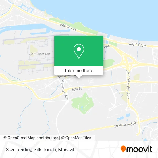 Spa Leading Silk Touch map