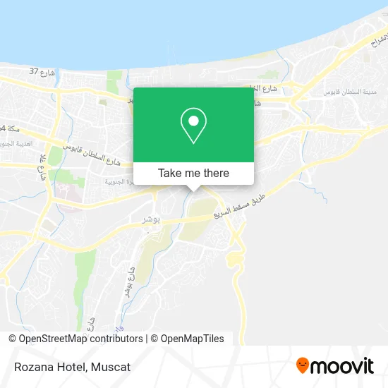 Rozana Hotel map