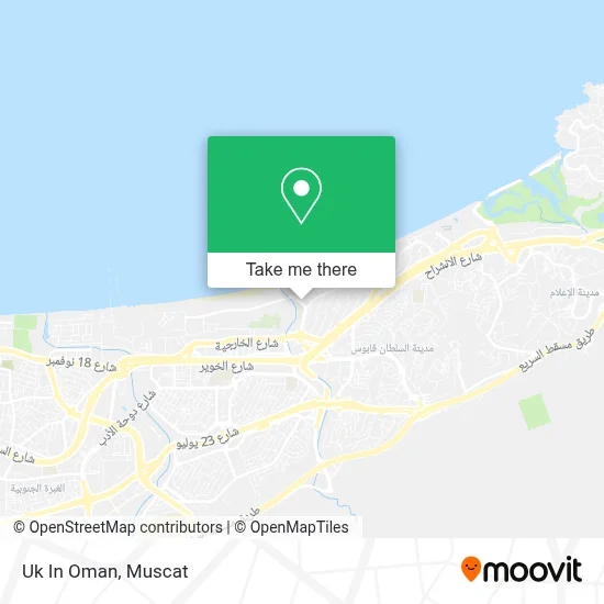 Uk In Oman map