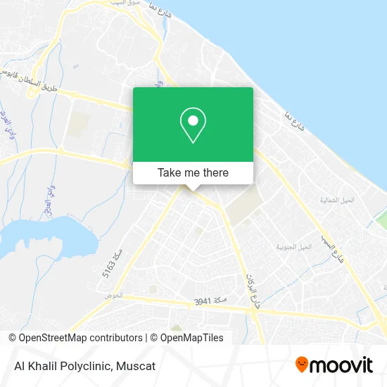 Al Khalil Polyclinic map