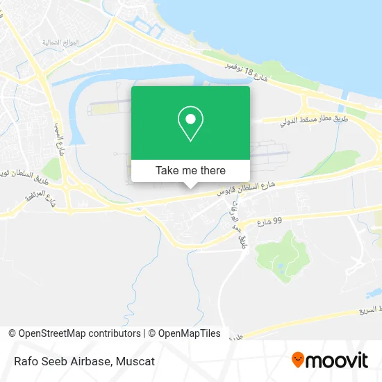 Rafo Seeb Airbase map