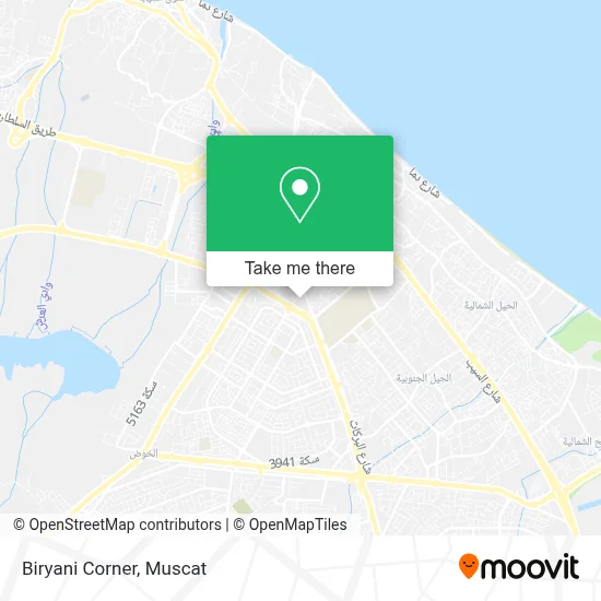 Biryani Corner map