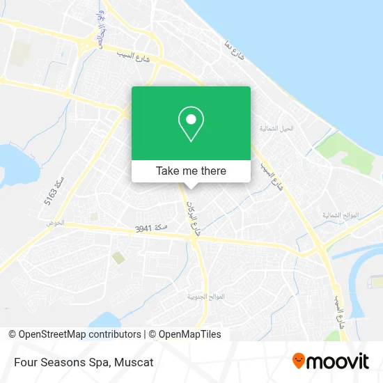 Four Seasons Spa map
