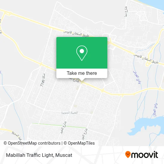 Mabillah Traffic Light map