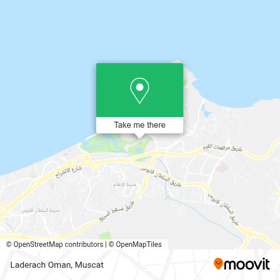 Laderach Oman map
