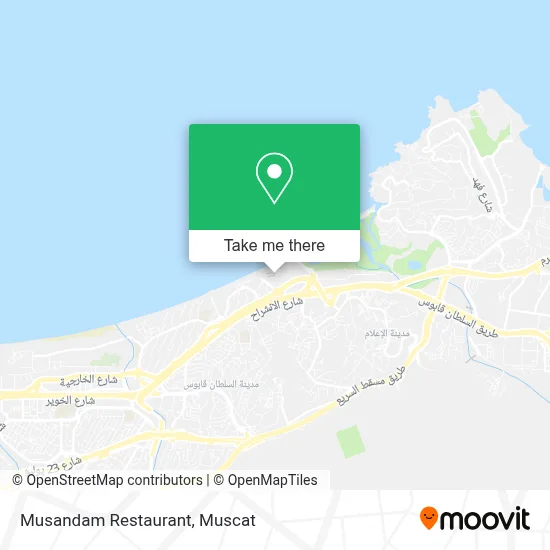 Musandam Restaurant map