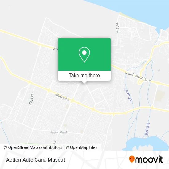 Action Auto Care map