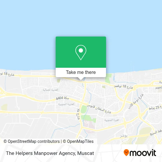 The Helpers Manpower Agency map