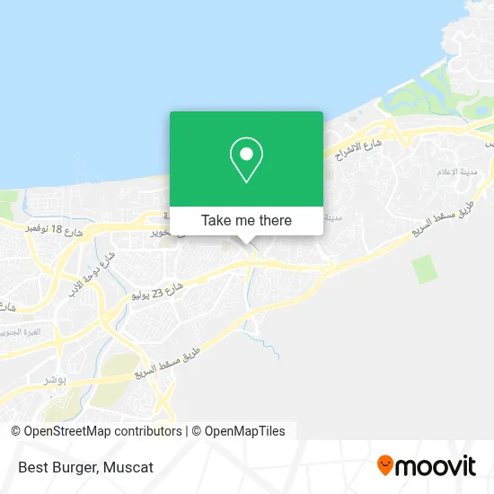 Best Burger map