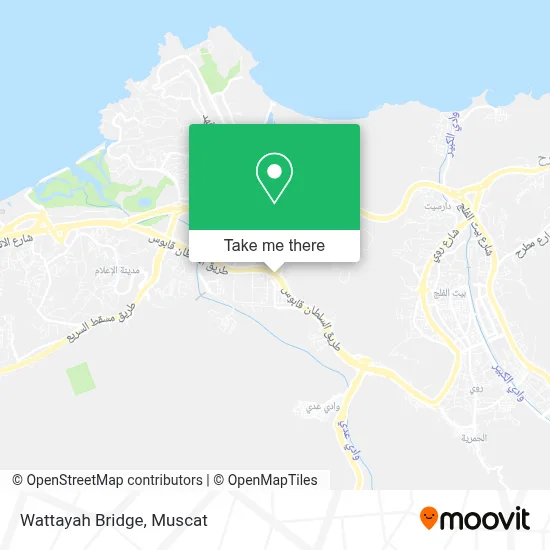 Wattayah Bridge map