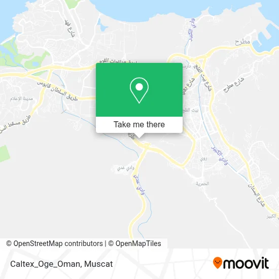 Caltex_Oge_Oman map