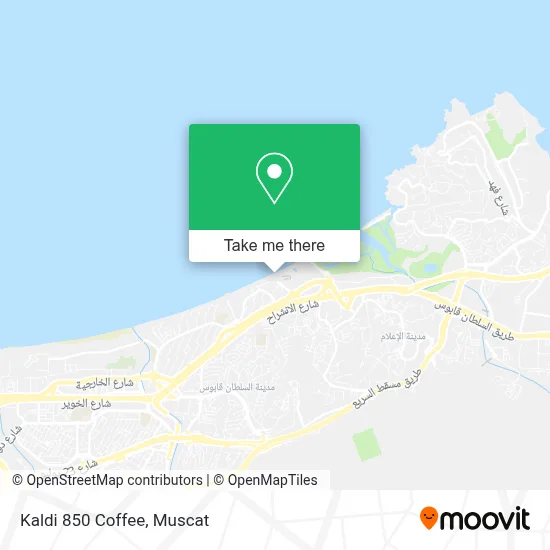 Kaldi 850 Coffee map