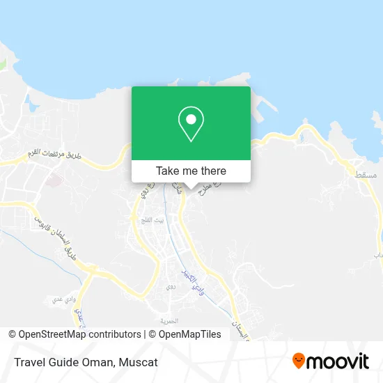 Travel Guide Oman map
