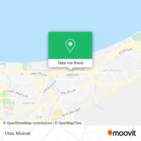 Utas map
