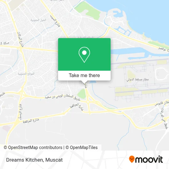 Dreams Kitchen map