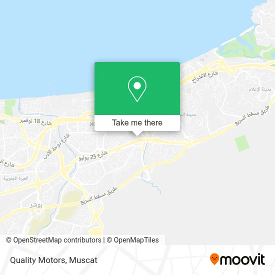 Quality Motors map