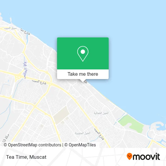 Tea Time map