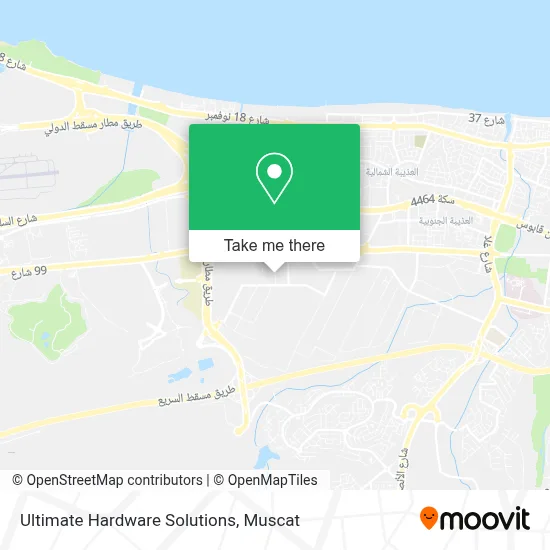 Ultimate Hardware Solutions map