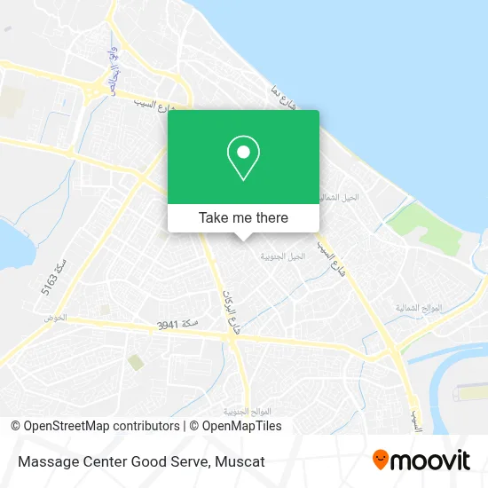 Massage Center Good Serve map