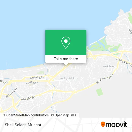 Shell Select map