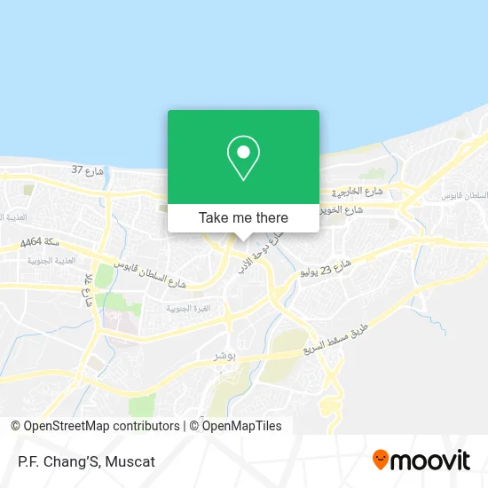 P.F. Chang’S map