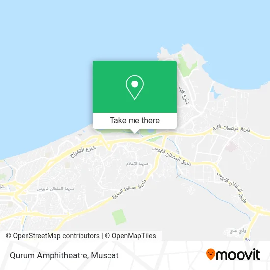 Qurum Amphitheatre map