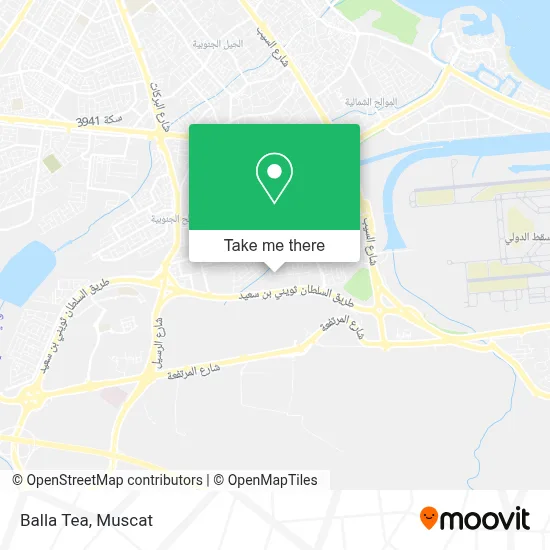 Balla Tea map