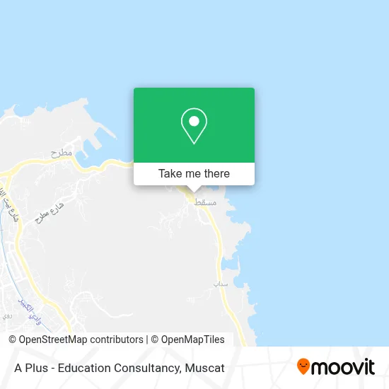 A Plus - Education Consultancy map