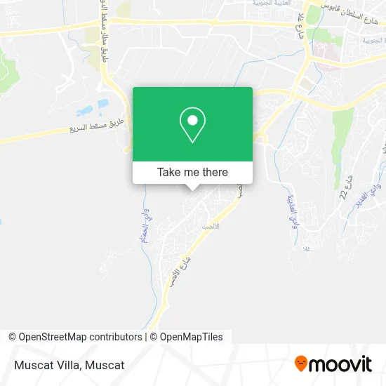 Muscat Villa map