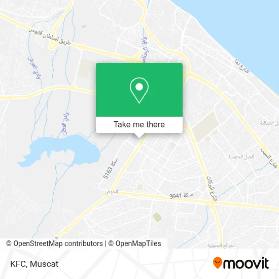 KFC map