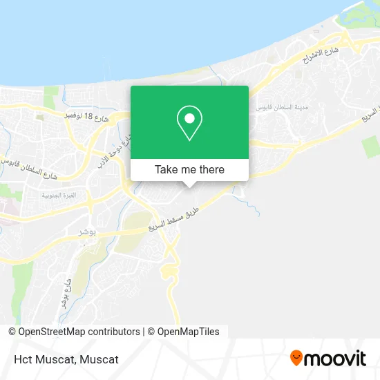 Hct Muscat map