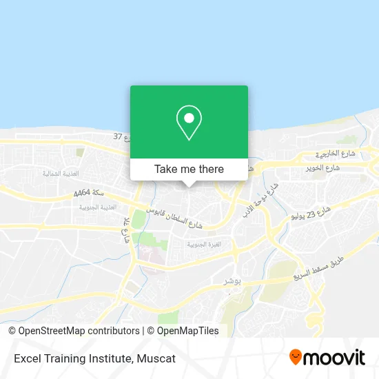Excel Training Institute map