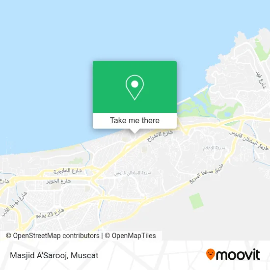 Masjid A'Sarooj map