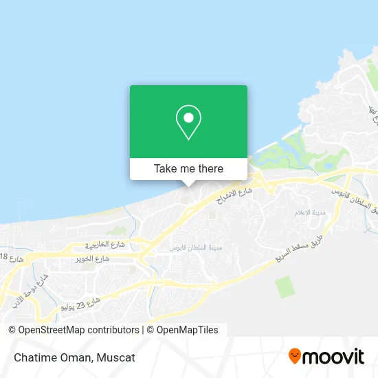 Chatime Oman map