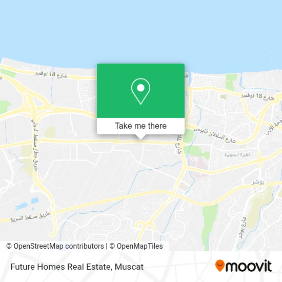 Future Homes Real Estate map