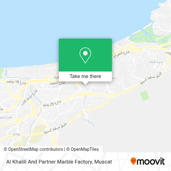 Al Khalili And Partner Marble Factory map