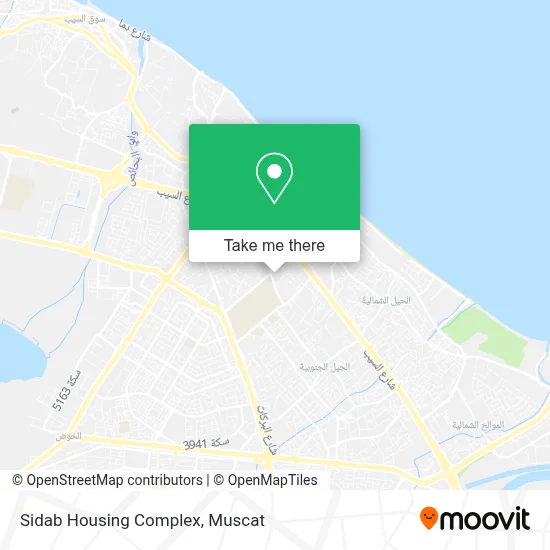 Sidab Housing Complex map